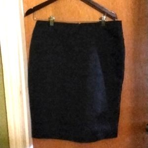 A black skirt
